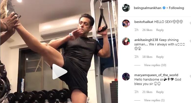VIDEO! Salman Khan’s intense workout gets EPIC reaction from Rakhi Sawant; Fans call Bharat actor 'sexy & hot at 53