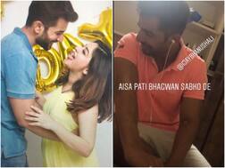 Jay Bhanushali gives foot massage to pregnant wife Mahhi Vij, actress shares CUTE video