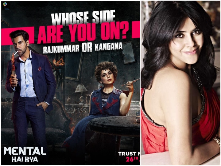 Kangana Ranaut & Rajkummar Rao's 'Mental Hai Kya' is sensitive towards mental illness: Ekta Kapoor 'Mental Hai Kya' is sensitive towards mental illness: Ekta Kapoor