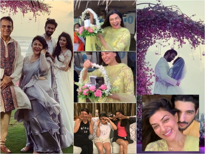 Sushmita Sen shares UNSEEN PICS & VIDEOS from her brother Rajeev Sen's FAIRY TALE ring ceremony in Goa as she congratulate the newlyweds! Sushmita Sen shares UNSEEN PICS & VIDEOS from her brother Rajeev Sen's FAIRY TALE ring ceremony in Goa as she congratulate the newlyweds!