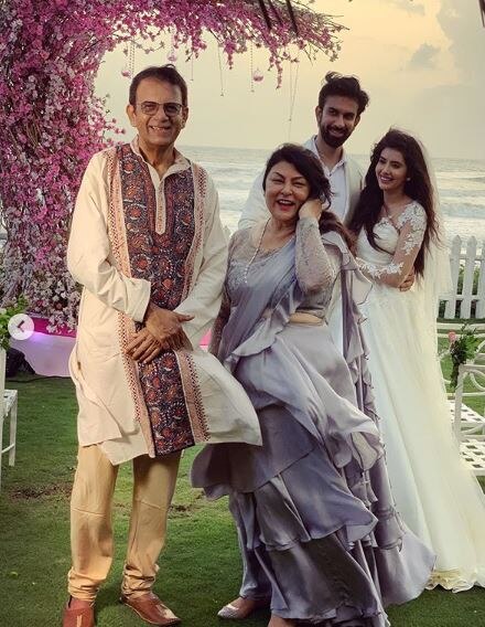Sushmita Sen shares UNSEEN PICS & VIDEOS from her brother Rajeev Sen's FAIRY TALE ring ceremony in Goa as she congratulate the newlyweds!
