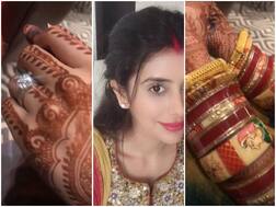 PICS & VIDEO: Newlywed TV actress flaunts her mehendi, sindoor, huge DIAMOND ring & sakha-pola(bangles) a day after her wedding!