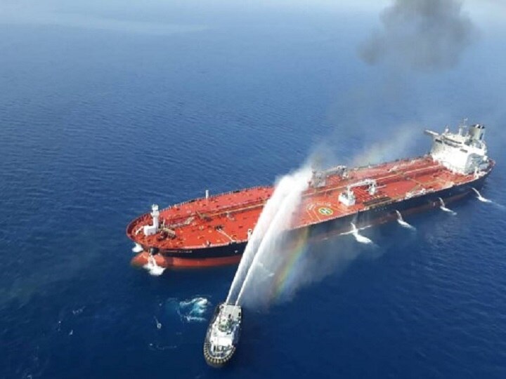 US army blame Iran for attack on Japanese tanker in Gulf of Oman; say cargo hit by mine resembling Iran's US army blames Iran for attack on Japanese tanker in Gulf of Oman; says cargo hit by mine resembling Iran's