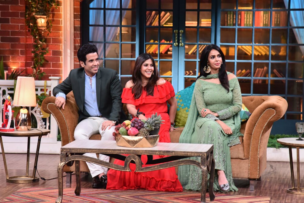 PICS: Get ready for a rib-tickling episode as Ekta Kapoor with 'Booo…Sabki Phategi' cast makes their way to 'The Kapil Sharma Show'!