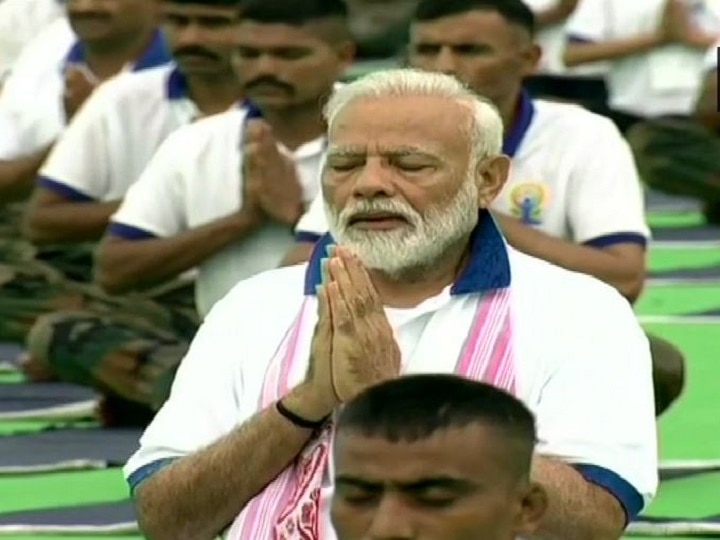 PM Modi arrives in Ranchi, to lead Yoga Day celebrations tomorrow PM Modi leads Yoga Day celebrations in Ranchi, says 'Yoga provides blend of knowledge, work, devotion'