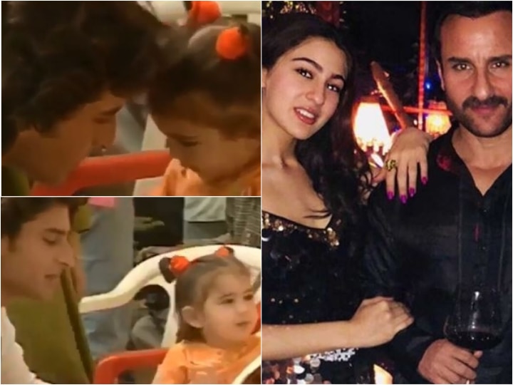 FLASHBACK FRIDAY! This VIRAL throwback video of Baby Sara Ali Khan playing with dad Saif Ali Khan on his movie's set is too cute for words!  FLASHBACK FRIDAY! This VIRAL throwback video of Baby Sara Ali Khan playing with dad Saif Ali Khan on his movie's set is too cute for words!
