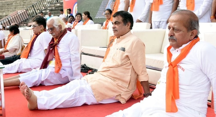 Gadkari: Yoga is a symbol of India's ancient culture and history Gadkari: Yoga is a symbol of India's ancient culture and history