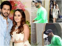 PIC & VIDEO: Varun Dhawan enjoys lunch date with girlfriend Natasha Dalal