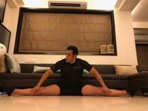 PIC: Salman Khan flaunts flexibility with a perfect split!