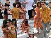 PHOTOS: Priyanka Chopra get ROMANTIC with hubby Nick Jonas on a boozy boat trip in Paris ahead of brother-in-law Joe\'s second wedding to Sophie Turner!