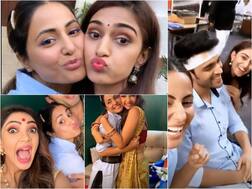 PICS & VIDEO: Hina Khan aka Komolika visit Kasautii Zindagii Kay 2 set to meet Erica, Parth and others!