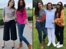Karisma Kapoor rings in her 45th Birthday in London with sister Kareena Kapoor Khan & mom Babita Kapoor!