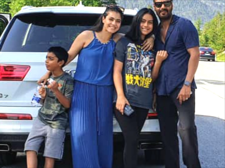 Kajol, Ajay Devgn head for a family-holiday with son Yug and daughter Nysa Devgn, Post picture from their road trip! Kajol, Ajay Devgn Head For A Family-Holiday With Son Yug & Daughter Nysa Devgn, Post Picture From Their Road Trip!