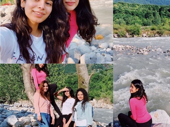 RoohiAfza star Janhvi Kapoor 'spends quality time' with sister Khushi & girl gang on the hills! PICS: Janhvi Kapoor 'spends quality time' with sister Khushi & girl gang on the hills!