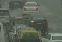 PICTURES: Traffic Crawls On Western Express Highway As Mumbai Receives Heavy Rainfall