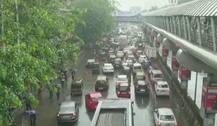 PICTURES: Traffic Crawls On Western Express Highway As Mumbai Receives Heavy Rainfall