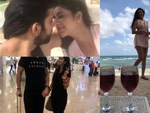 Newlywed TV actress Charu & husband Rajeev get COSY & ROMANTIC on their pre HONEYMOON trip; See pics