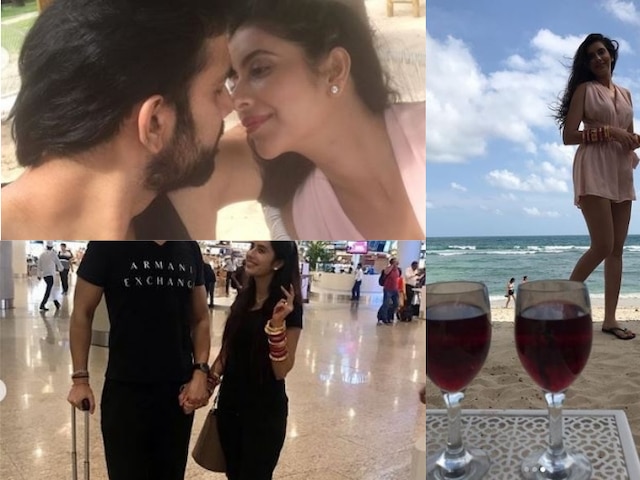 Newlywed TV actress Charu & husband Rajeev get COSY & ROMANTIC on their pre HONEYMOON trip; See pics TV actress Charu Asopa & husband Rajeev Sen HONEYMOON pics