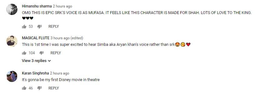 The Lion King' Hindi Teaser: Fans REACT Giving Thumbs Up To SRK's Voice As 'Mufasa', Await To Hear Aryan Khan As 'Simba'!