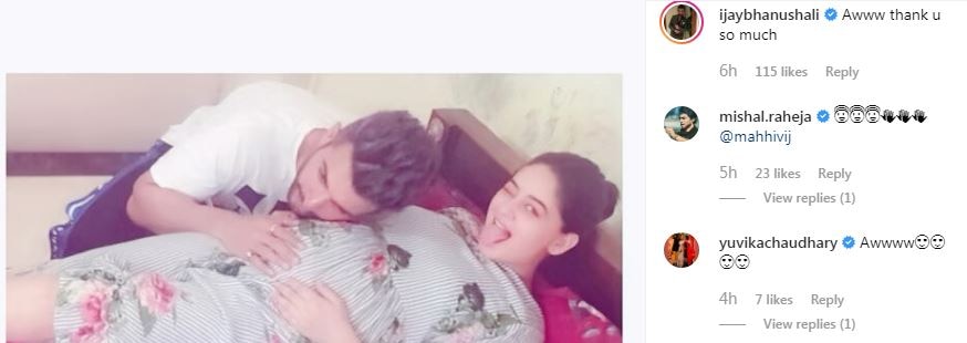 Pregnant Mahhi Vij Shares PIC Flaunting Her Baby Bump As She Wishes Hubby Jay Bhanushali For His New Show