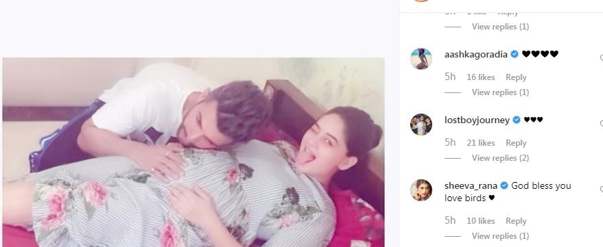 Pregnant Mahhi Vij Shares PIC Flaunting Her Baby Bump As She Wishes Hubby Jay Bhanushali For His New Show