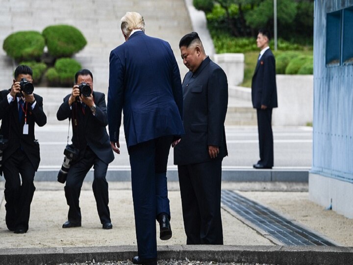 Trump Says Many Koreans Were In Tears As He Stepped Into North Korea Trump Says Many Koreans Were 