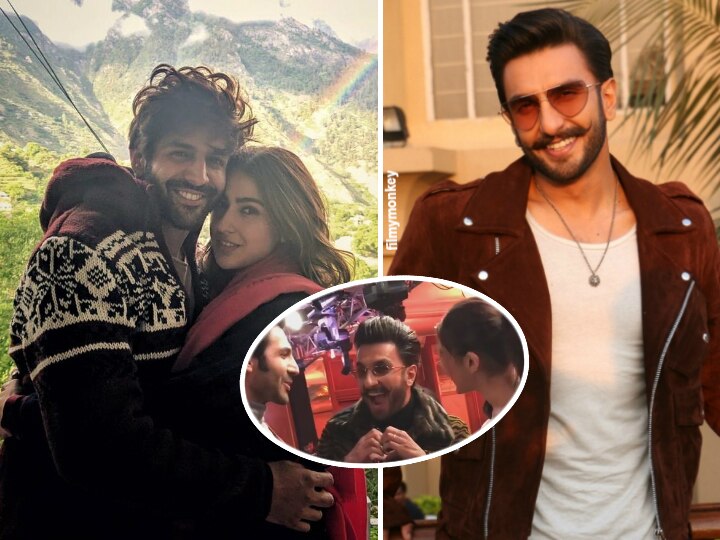 Ranveer Singh takes credit for cute Sara Ali Khan, Kartik Aaryan's first meet Ranveer Singh Takes Credit For Introducing Sara Ali Khan & Kartik Aaryan To Each Other, Leaves A Cute Comment On Her Post!