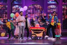 PICS: Harsh Limbachiyaa Throws A Surprise Birthday Party For Wife Bharti Singh On \'Khatra Khatra Khatra\' sets!