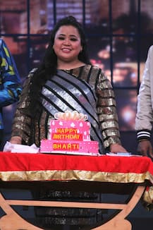 PICS: Harsh Limbachiyaa Throws A Surprise Birthday Party For Wife Bharti Singh On \'Khatra Khatra Khatra\' sets!