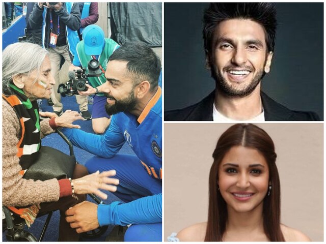 Ranveer, Anushka & Other Celebs React As Virat Kohli Meets 87-Year-Old Fan During IND vs BAN, World Cup Match! IND vs BAN, ICC World Cup 2019: Ranveer Singh, Anushka Sharma React As Virat Kohli Meets 87-Year-Old Fan Charulata Patel At Edgbaston Stands