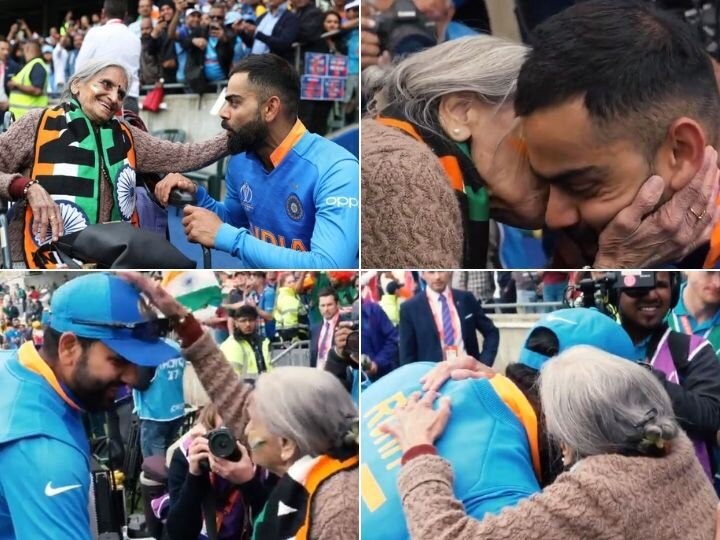 Watch: Kohli, Rohit Seek Blessings From 87-year-old Passionate Fan After Entering WC Semis Watch: Kohli, Rohit Seek Blessings From 87-year-old Passionate Fan After Entering WC Semis