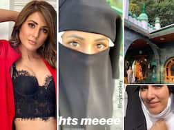 PICS: Burqa Clad Hina Khan Walks Barefoot Visiting Mosques In Srinagar, Relives Her Childhood!