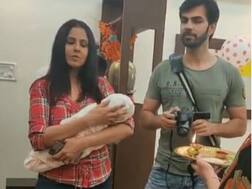 New Mommy Goals! Just Two Months After Giving Birth, TV actress Chhavi Mittal Returns To Work With BABY BOY on sets!