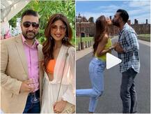 Shilpa Shetty & Raj Kundra\'s \'Jumma Chumma\' Moment, Couple SEALS Their Love With A Kiss In London