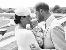 IN PICS: At Archie\'s Christening, Meghan Markle, Prince Harry Pose With Diana\'s Sisters; Queen Skips Event