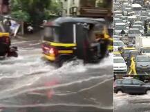 Mumbai Rains: Heavy Downpour Again Lashes City, Leads To Water Logging And Traffic Jam; SEE PICS