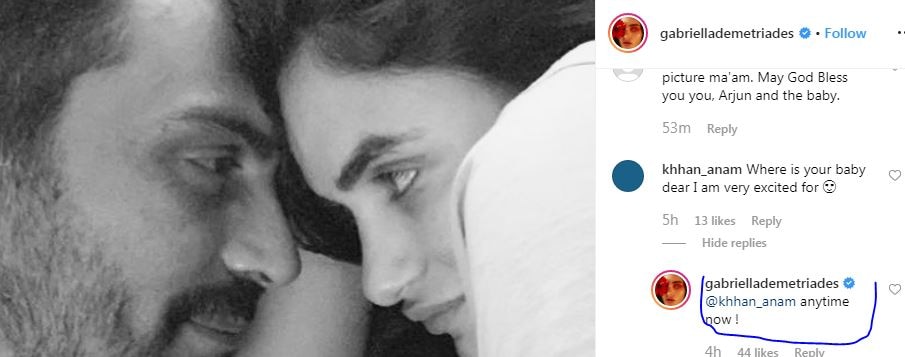 Arjun Rampal's Pregnant GF Gabriella Demetriades Shares PIC With Him; HITS BACK At A Troll