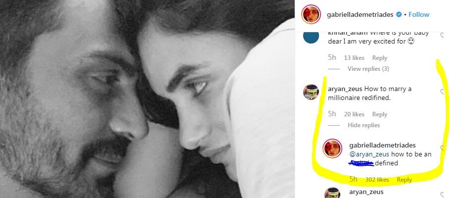 Arjun Rampal's Pregnant GF Gabriella Demetriades Shares PIC With Him; HITS BACK At A Troll