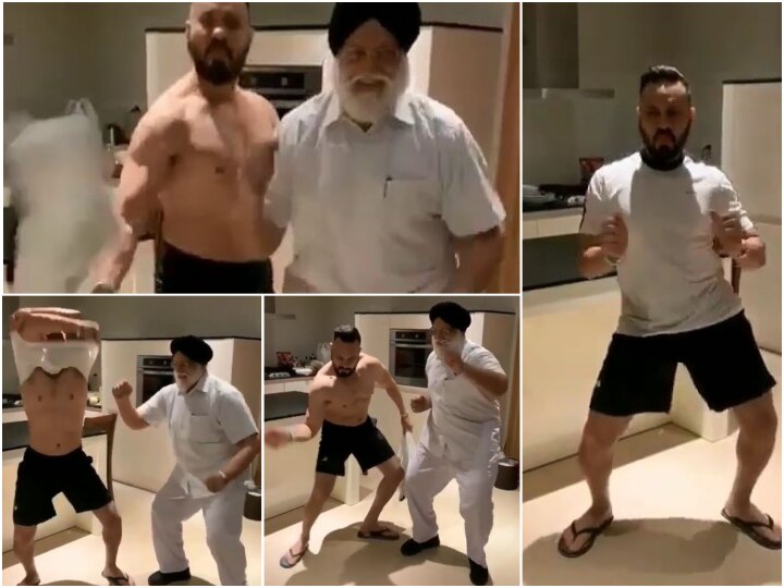 WATCH: You Just Can't Miss This Video Of Salman Khan's Bodyguard Shera Dancing With His Father!  WATCH: You Just Can't Miss This Video Of Salman Khan's Bodyguard Shera Dancing With His Father!