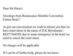 Section 144 Imposed As DK Shivakumar Reched Mumbai Hotel; Rebel MLAs Move SC Against Speaker