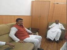 High Drama In Karnataka As Cong Leaders Allegedly Manhandle, Hold Up K Sudhakar After Resignation