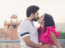 Aakanksha Singh & Hubby Kunal Sain Share A Romantic Kiss As They Celebrate Sixth Engagement Anniversary!