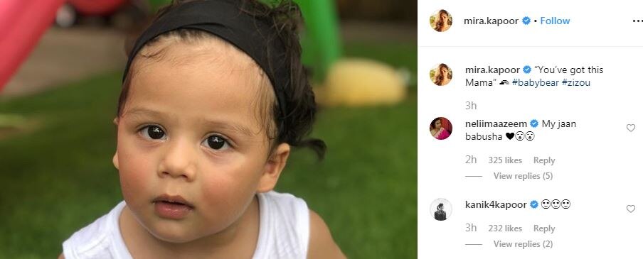 Mira Rajput Shares PIC Of Her 'Baby Bear' Zain Kapoor & It's Too CUTE For Words