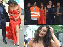 Dance India Dance: Kareena Kapoor Khan Looks Breathtaking In High Slit Orange Dress, Poses With \'Arjun Patiala\' Stars Diljit Dosanjh & Kriti Sanon