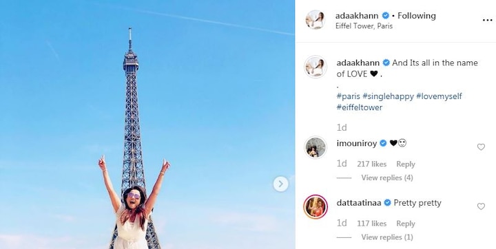 Mouni Roy and Tina Datta also commented on Adaa Khan’s post. Check out their comments! 