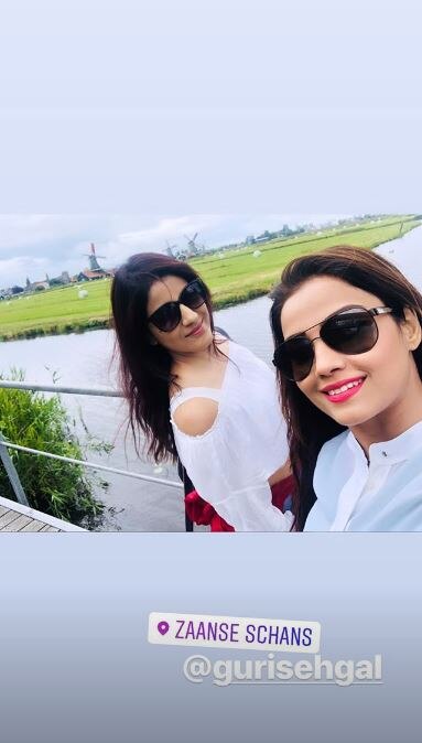 Before Paris, Adaa and her friends visited Amsterdam.