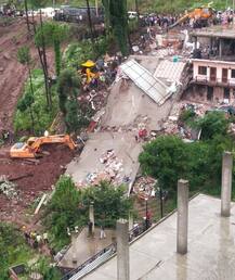 Himachal Pradesh Building Collapse Pictures: 8 Dead In Solan; CM Jai Ram Thakur Visits Site