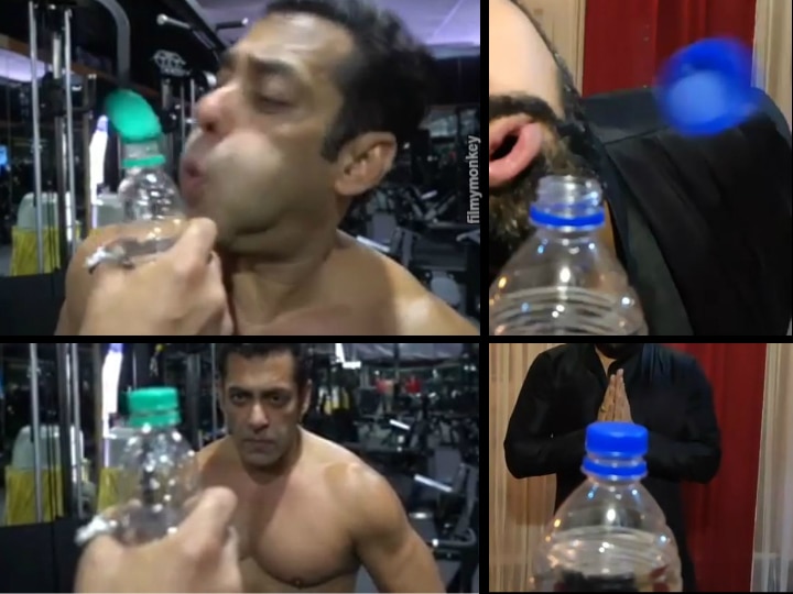 Bottle Cap Challenge: TV star Pearl V Puri claims Salman Khan inspired by copied his idea of blowing cap off and winking in the video! Bottle Cap Challenge: TV Star Pearl V Puri Claims Superstar Salman Khan Copied His Idea Of Blowing Cap Off In The Video!