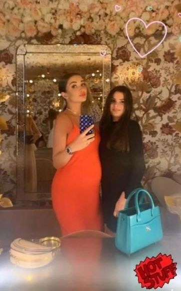 PIC: Pregnant Amy Jackson Looks STUNNING In Orange Dress As She Flaunts Her Baby Bump