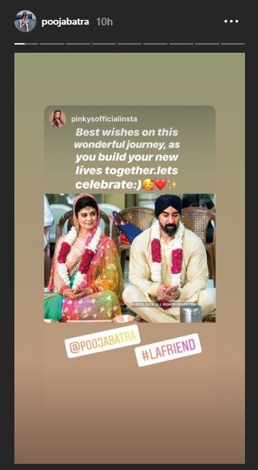 Pooja Batra Finally Shares Her Wedding Pictures Confirming She Got Married To Actor-Beau Nawab Shah